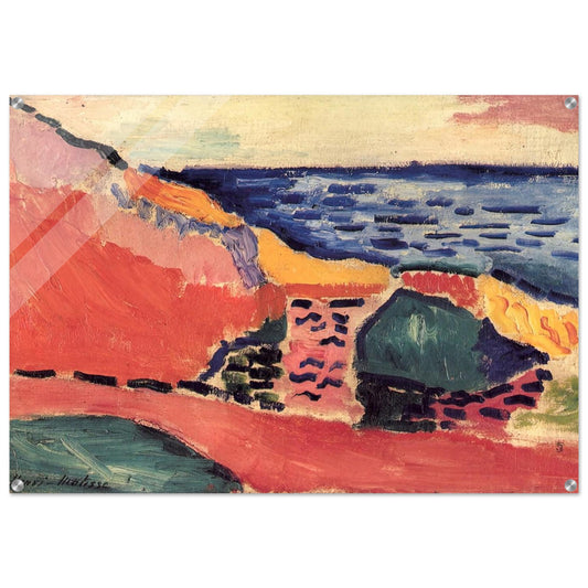 LA MOULADE COLLIOURE IN THE SUMMER 1905 - Henri Matisse Acrylic Print - 70x100 cm / 28x40″ inches