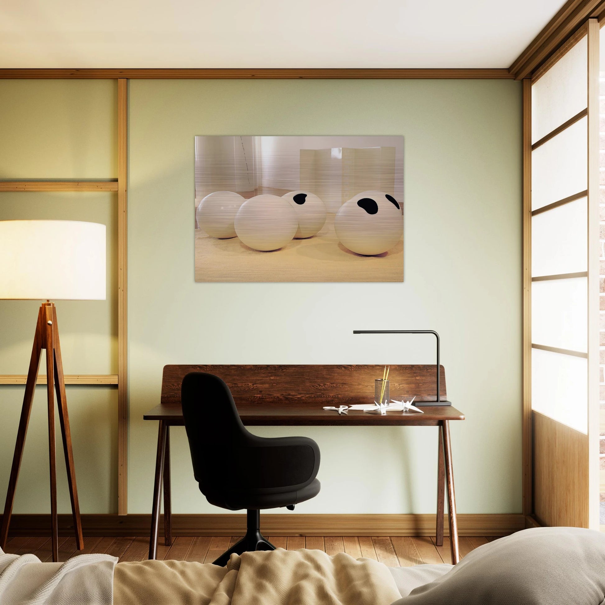 Balls - 2001 - Lygia Pape Brushed Aluminum Print - 70x100 cm / 28x40 inches | Lygia Pape Aluminum Print | Lygia Pape Prints