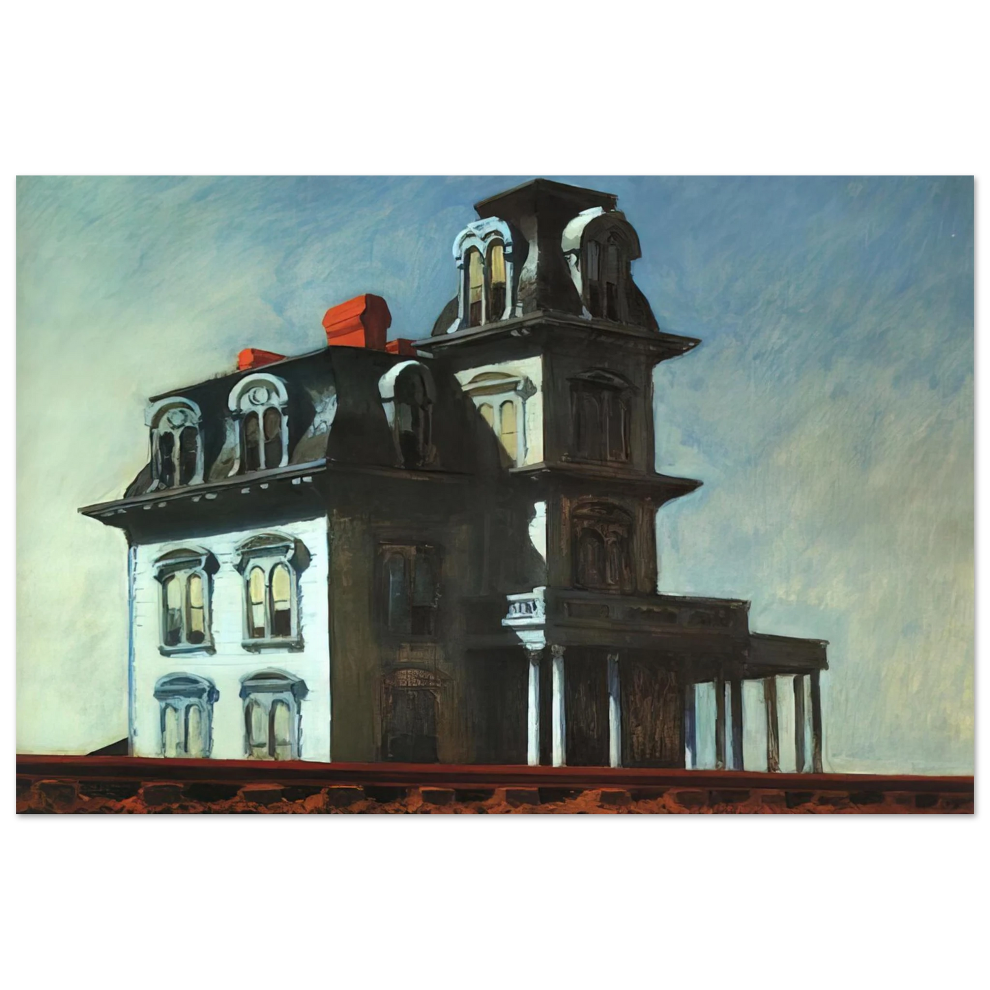 Edward Hopper - House by the Railroad Fine Art Poster
