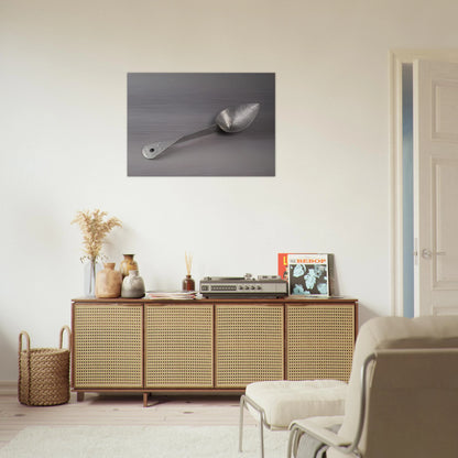 SERVING SPOON 1945 - Alexander Calder Brushed Aluminum Print - 70x100 cm / 28x40 inches | Alexander Calder Aluminum Print | Alexander Calder Prints