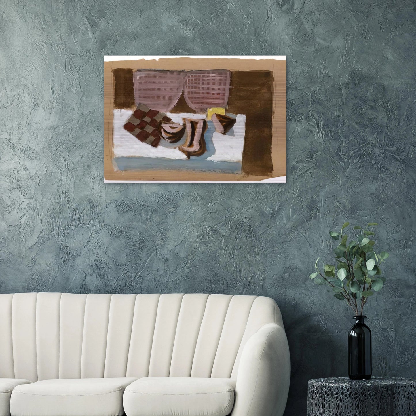 Untitled Arizona Still Life - 1938 - Adolph Gottlieb Brushed Aluminum Print - 70x100 cm / 28x40 inches | Adolph Gottlieb Aluminum Print | Adolph Gottlieb Prints