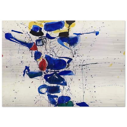 Untitled  SF59-531  - Sam Francis Brushed Aluminum Print - 70x100 cm / 28x40 inches | Sam Francis Aluminum Print | Sam Francis Prints