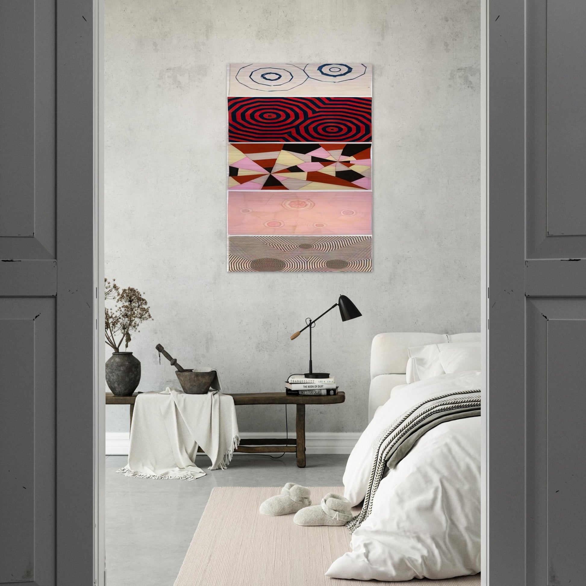 THE FABRIC WORKS BOARD - Louise Bourgeois Brushed Aluminum Print - 70x100 cm / 28x40 inches | Louise Bourgeois Aluminum Print | Louise Bourgeois Prints