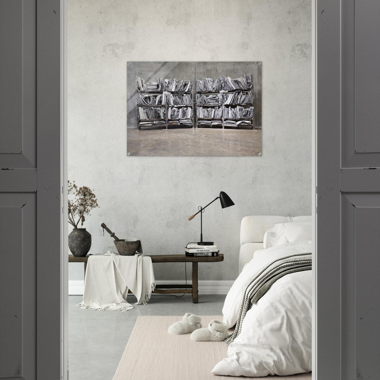 THE HIGH PRIESTESS ZWEISTROMLAND 1989 - Anselm Kiefer Acrylic Print - 70x100 cm / 28x40″ inches | Anselm Kiefer Wall Art | Anselm Kiefer Prints