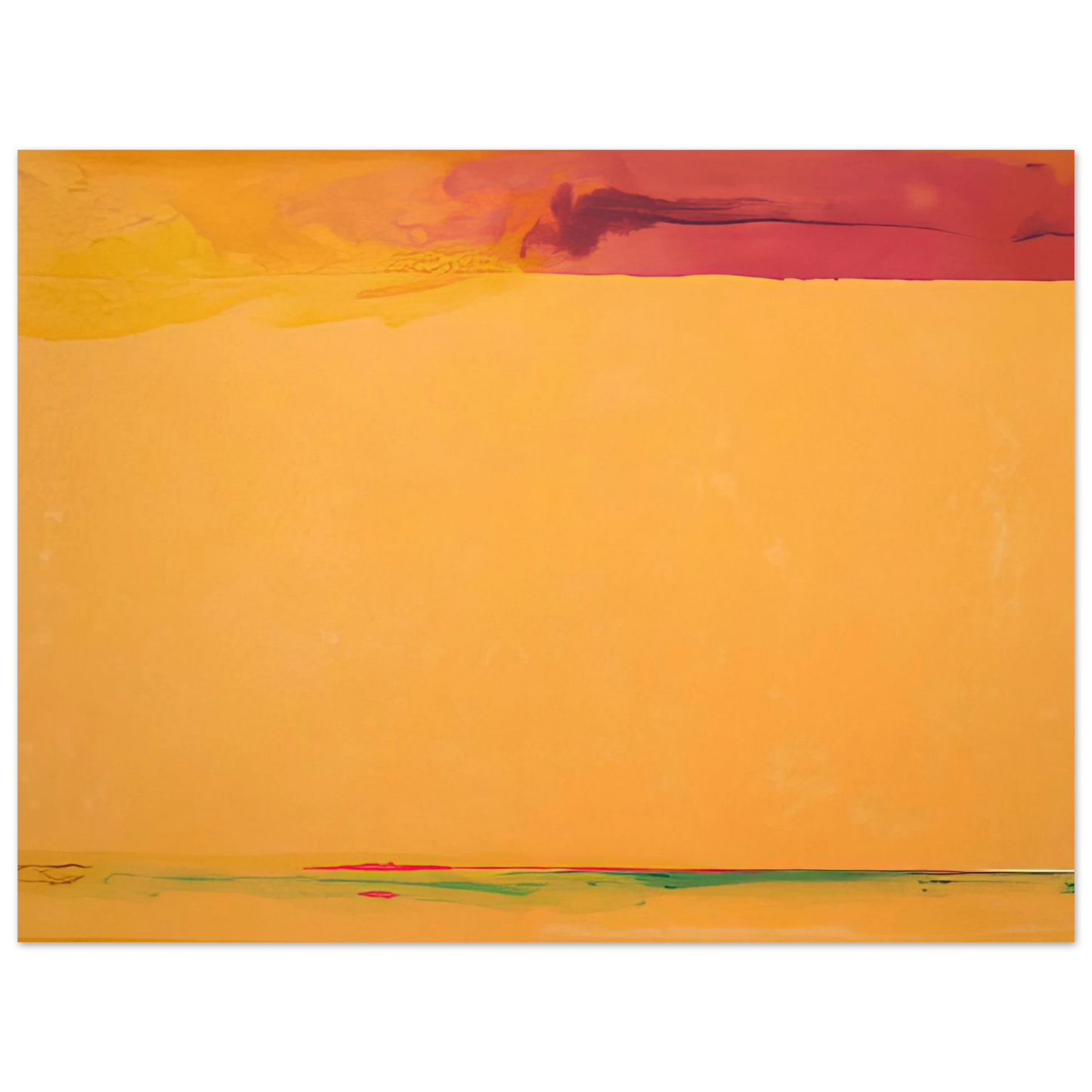 Helen Frankenthaler - Southern Exposure - 2005 Wall art - 70x100 cm / 28x40 inches - Premium Wooden Framed Poster With Fine Art Paper-canvas - Black frame