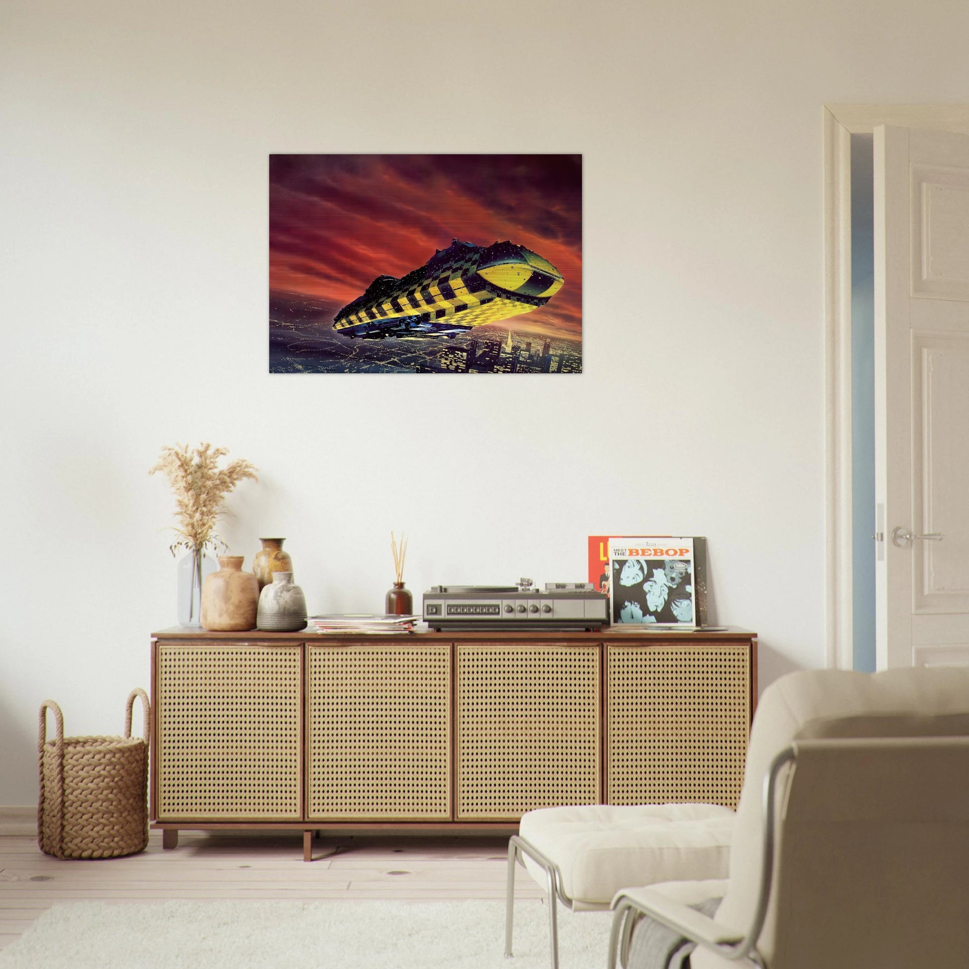 Chris Foss - Chris Foss Brushed Aluminum Print - 70x100 cm / 28x40 inches | Chris Foss Aluminum Print | Chris Foss Prints