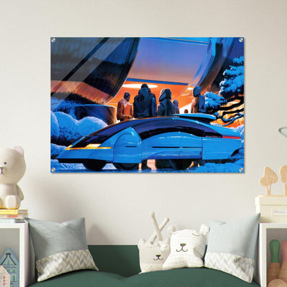 Syd Mead - Syd Mead Acrylic Print - 70x100 cm / 28x40″ inches | Syd Mead Wall Art | Syd Mead Prints