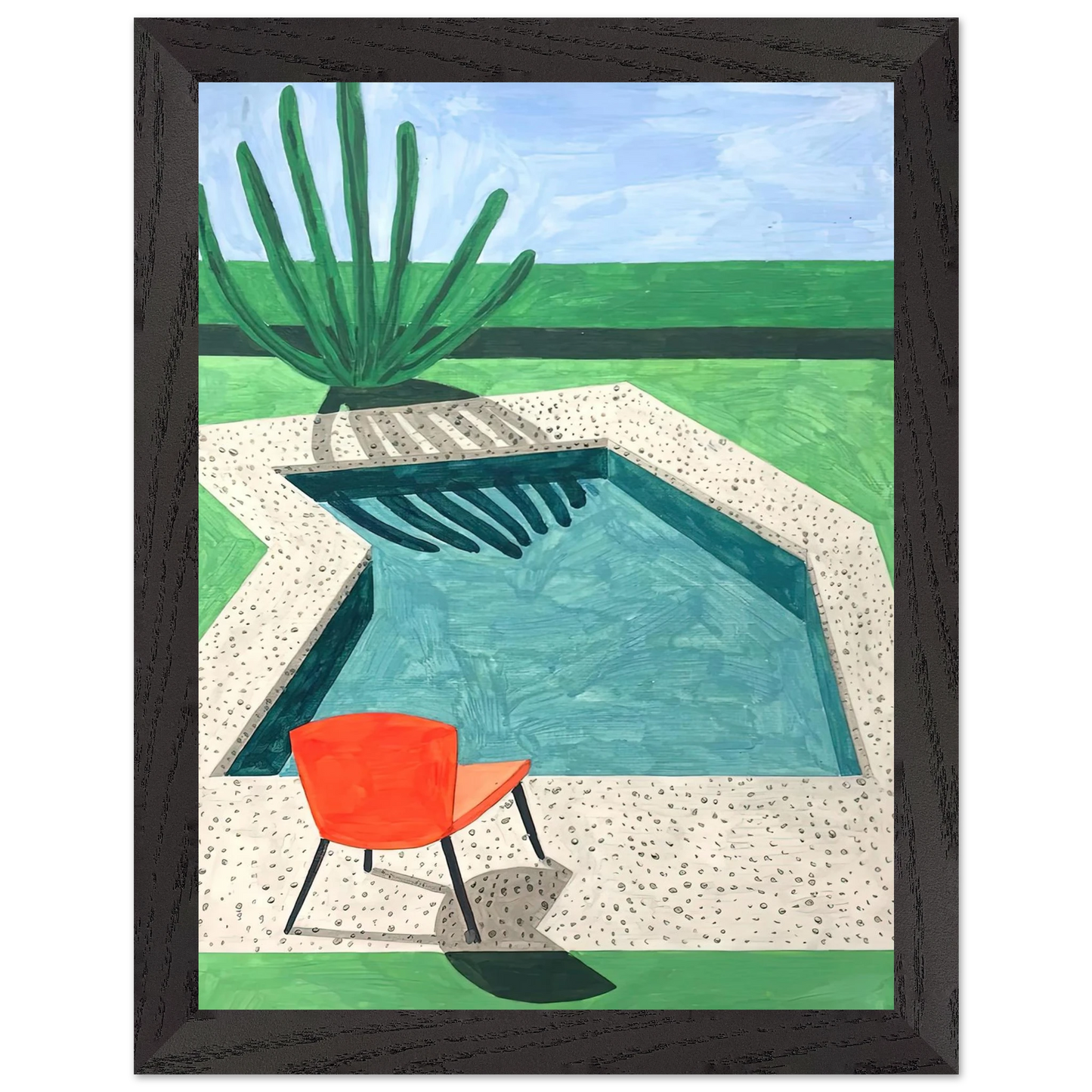 David Hockney - David Hockney Wall art - 30x45 cm / 12x18 inches - Fine Art Poster-canvas - -