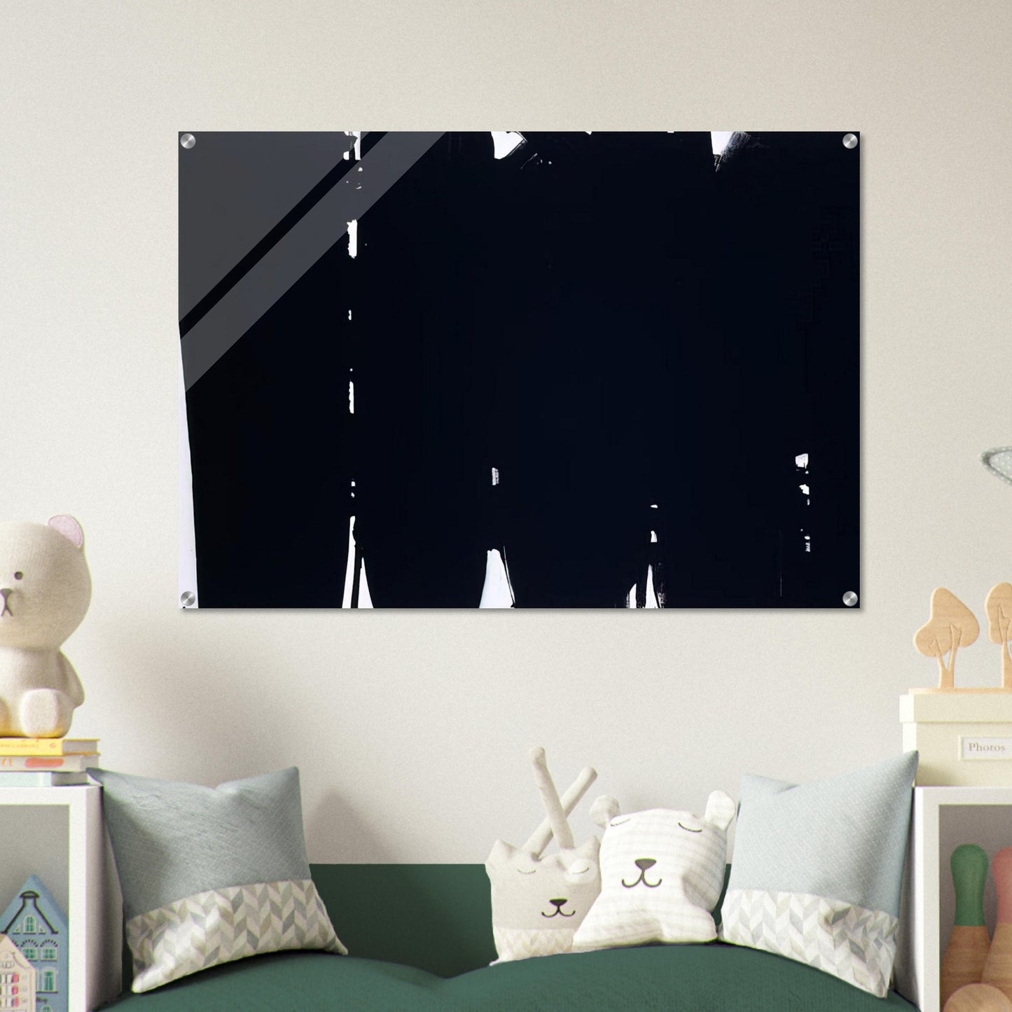 Peinture 220 x 366 cm, 14 mai 1968 - 1968 - Pierre Soulages Acrylic Print - 70x100 cm / 28x40″ inches
