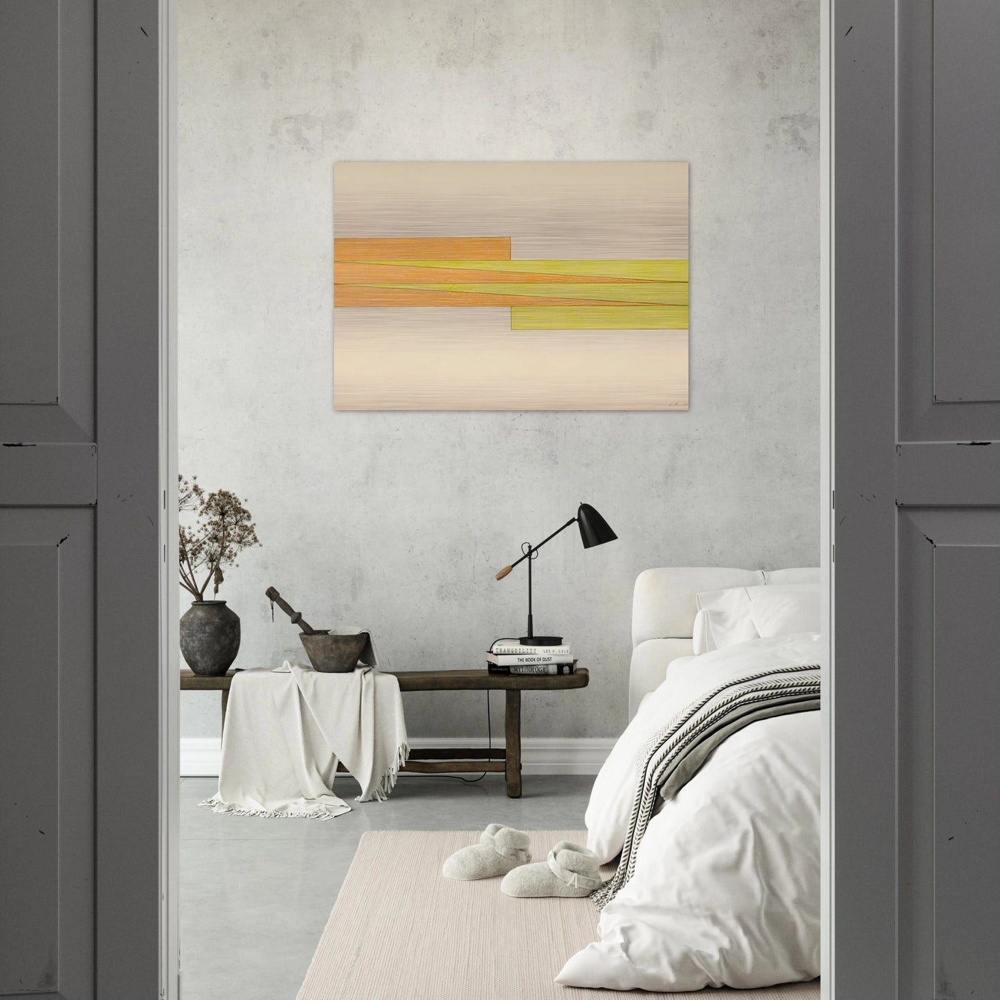 Untitled - 1965 - Larry Zox Brushed Aluminum Print - 70x100 cm / 28x40 inches | Larry Zox Aluminum Print | Larry Zox Prints