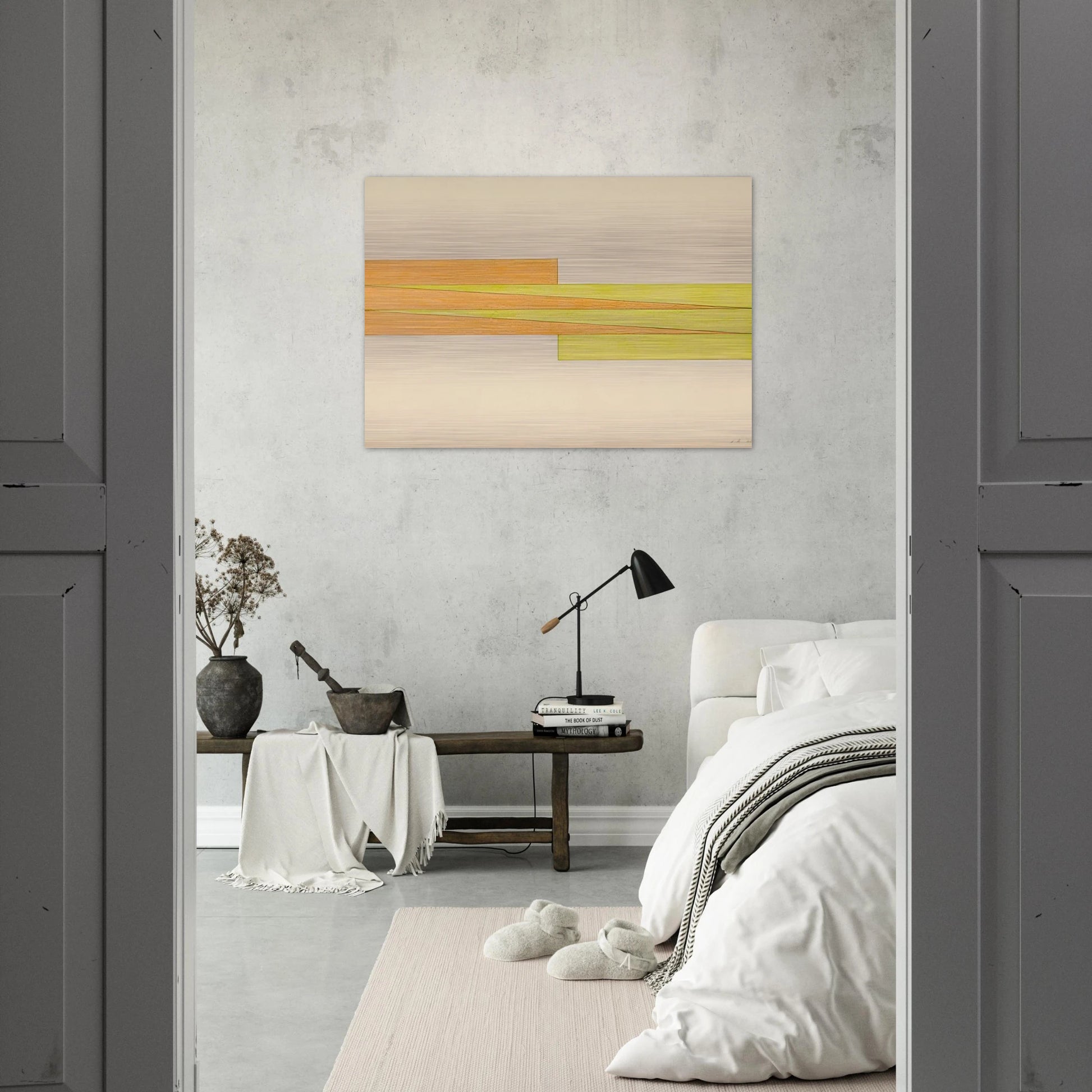 Untitled - 1965 - Larry Zox Brushed Aluminum Print - 70x100 cm / 28x40 inches | Larry Zox Aluminum Print | Larry Zox Prints