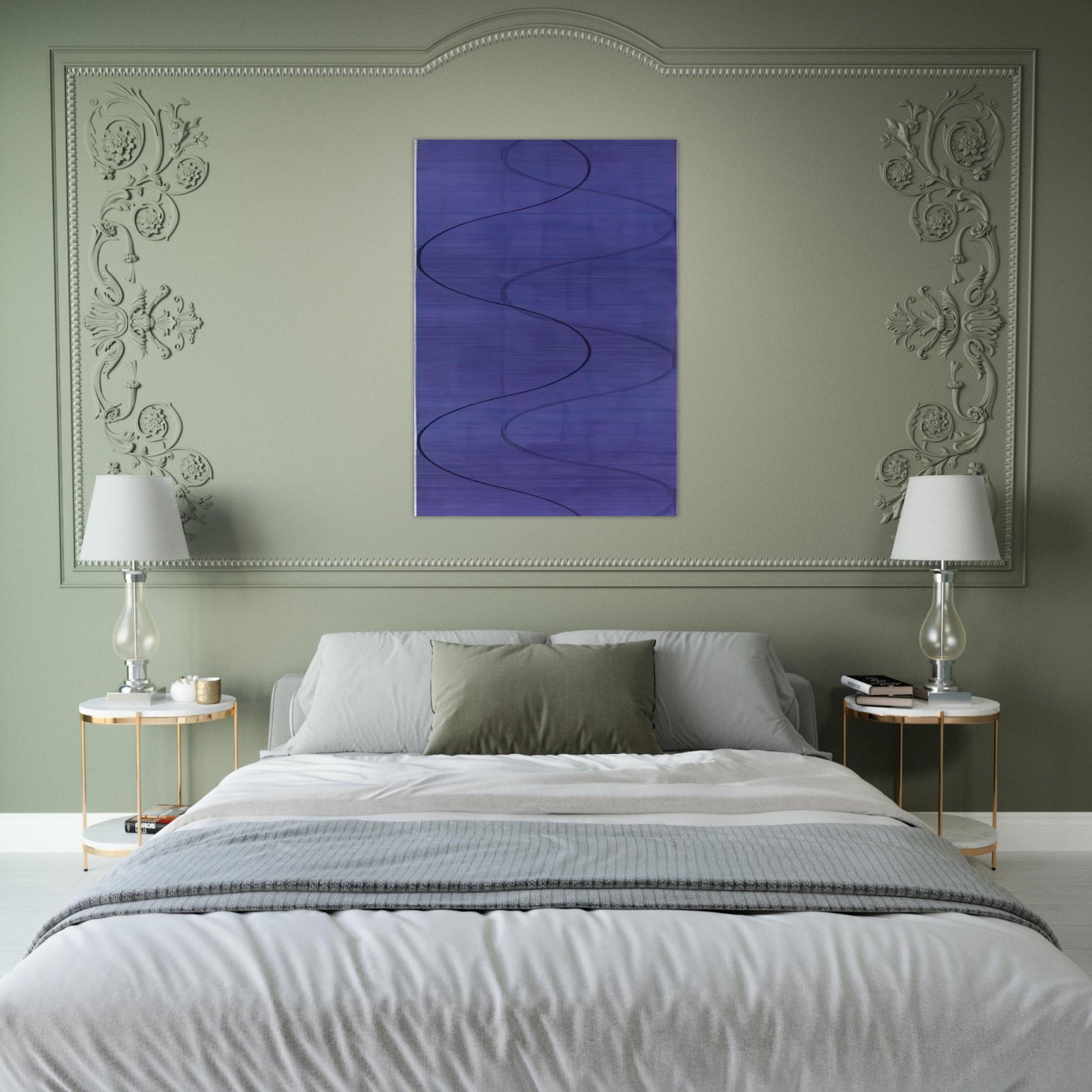 COLUMN PAINTING 9 2003 - Robert Mangold Brushed Aluminum Print - 70x100 cm / 28x40 inches | Robert Mangold Aluminum Print | Robert Mangold Prints