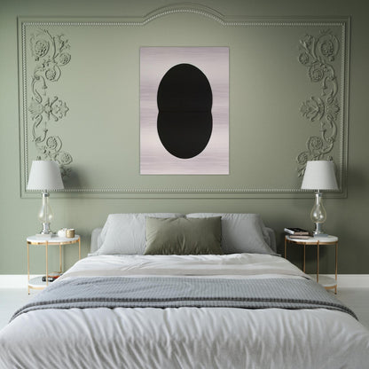 Study for White Plaque. Bridge Arch and Reflection - Ellsworth Kelly Brushed Aluminum Print - 70x100 cm / 28x40 inches | Ellsworth Kelly Aluminum Print | Ellsworth Kelly Prints