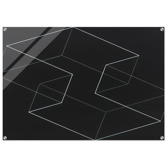 M 5 1954 - Josef Albers Acrylic Print - 70x100 cm / 28x40″ inches | Josef Albers Wall Art | Josef Albers Prints