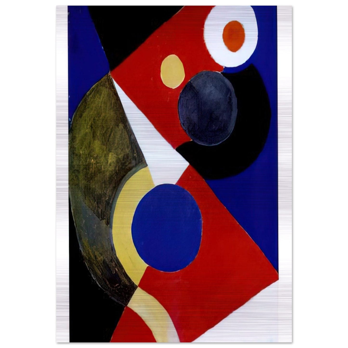RHYTHM COLOUR 2 - Sonia Delaunay Brushed Aluminum Print - 70x100 cm / 28x40 inches | Sonia Delaunay Aluminum Print | Sonia Delaunay Prints