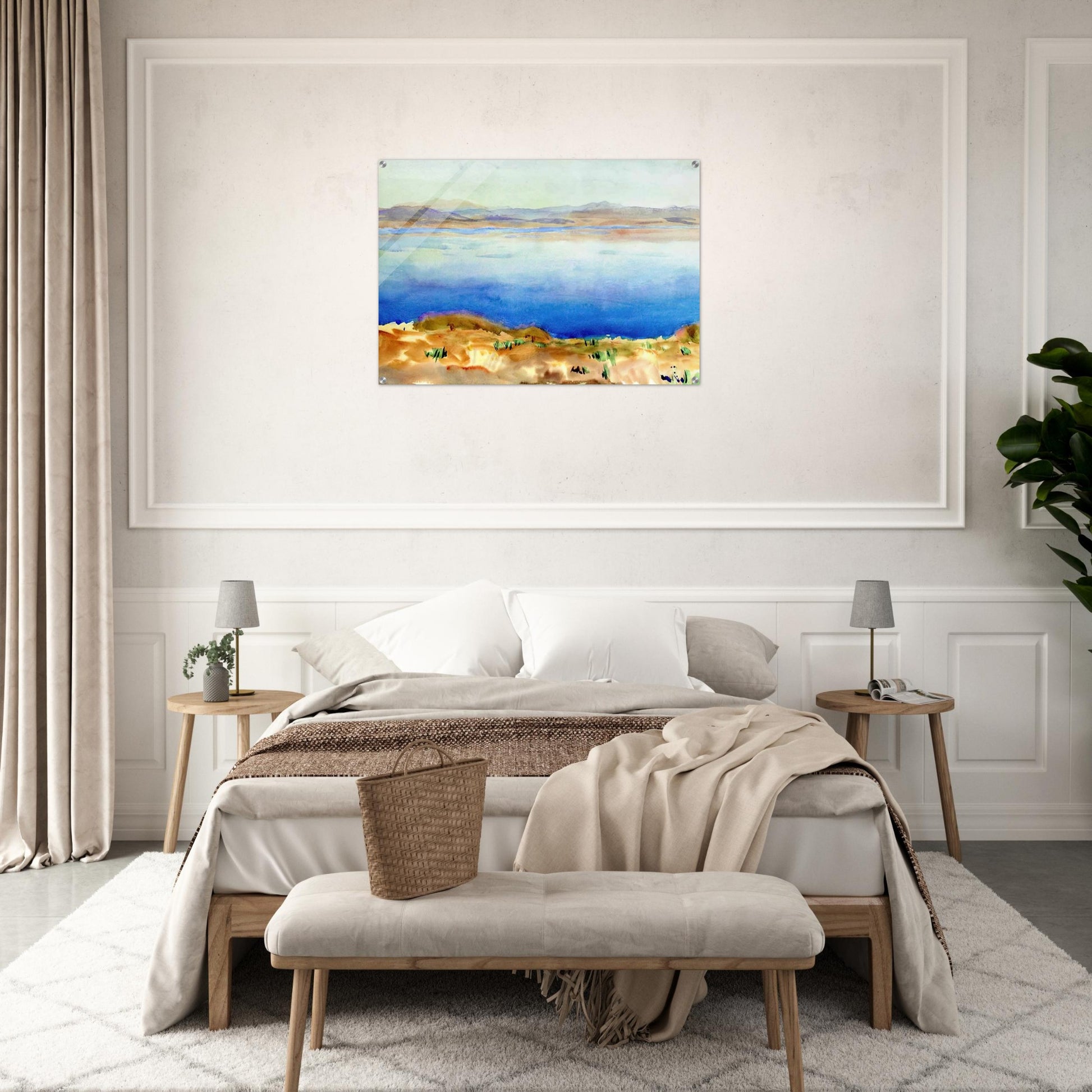 The Lake of Tiberias - John Singer Sargent Acrylic Print - 70x100 cm / 28x40″ inches