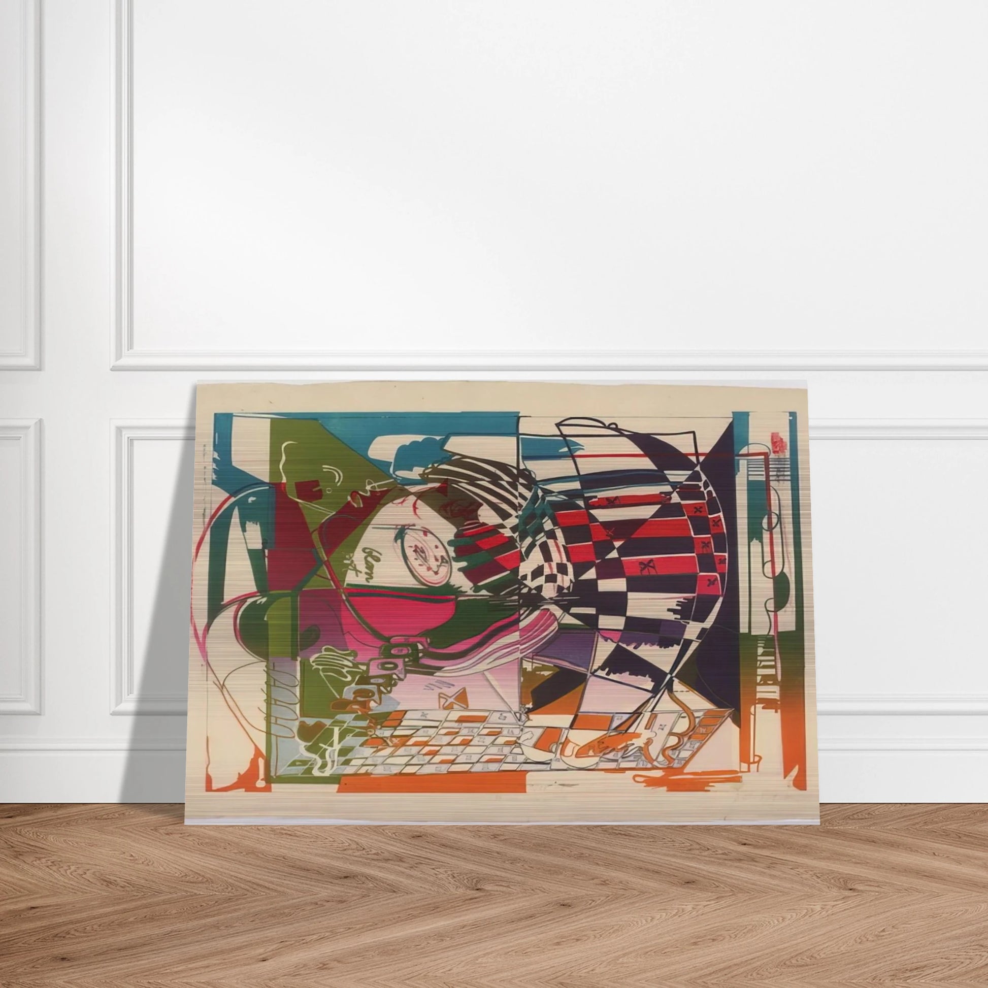 Double Somersault - 1972 - Dieter Roth Brushed Aluminum Print - 70x100 cm / 28x40 inches | Dieter Roth Aluminum Print | Dieter Roth Prints