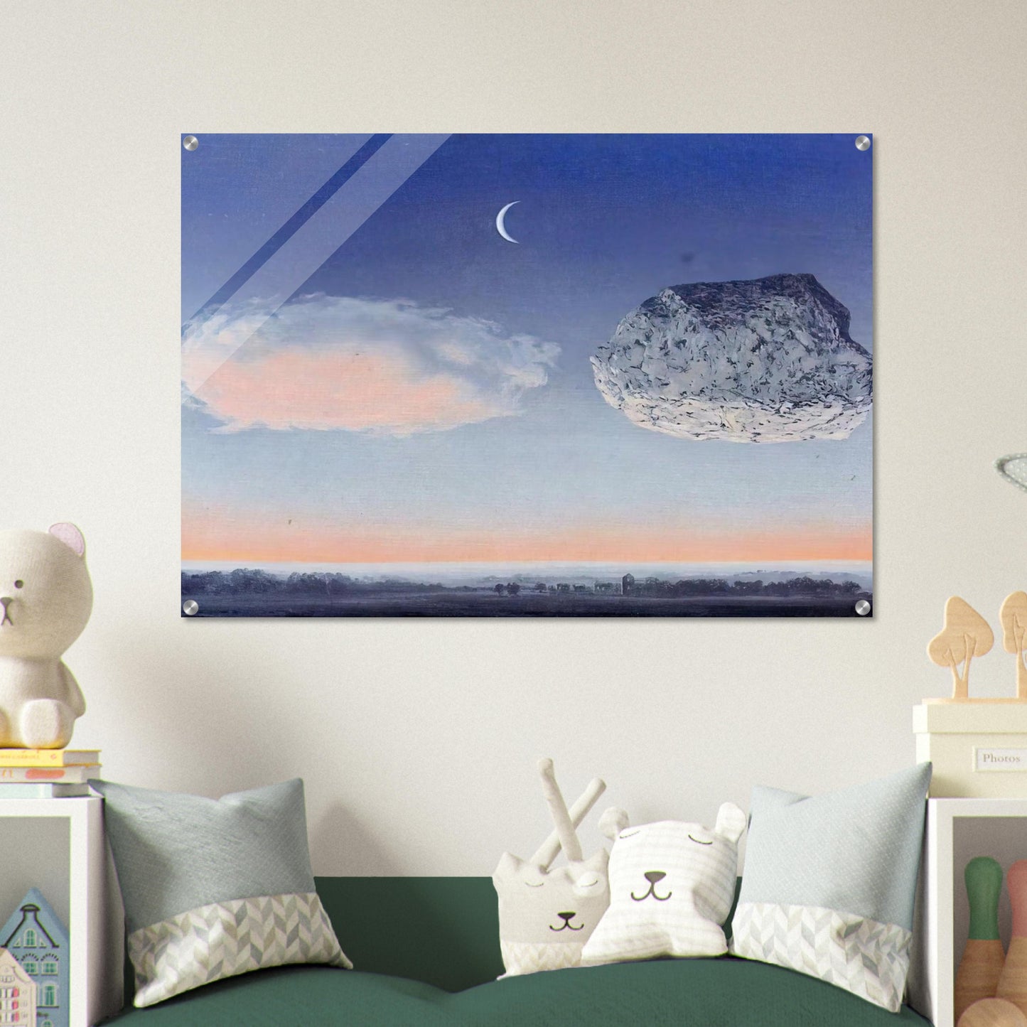 THE BATTLE OF THE ARGONNE 1959 - Rene Magritte Acrylic Print - 70x100 cm / 28x40″ inches
