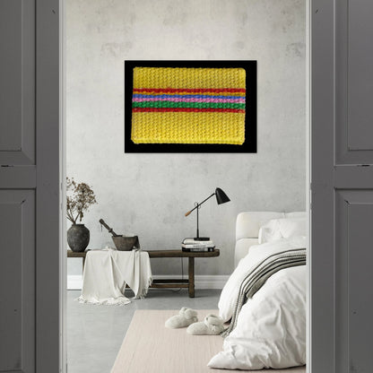 Micro-Painting - 1968 - Gene Davis Brushed Aluminum Print - 70x100 cm / 28x40 inches | Gene Davis Aluminum Print | Gene Davis Prints