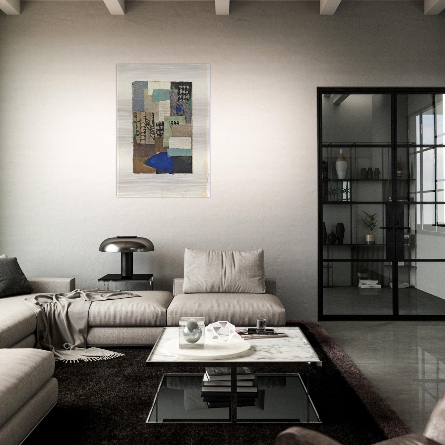 Untitled No. 10 - 1948 - Anne Ryan Brushed Aluminum Print - 70x100 cm / 28x40 inches | Anne Ryan Aluminum Print | Anne Ryan Prints
