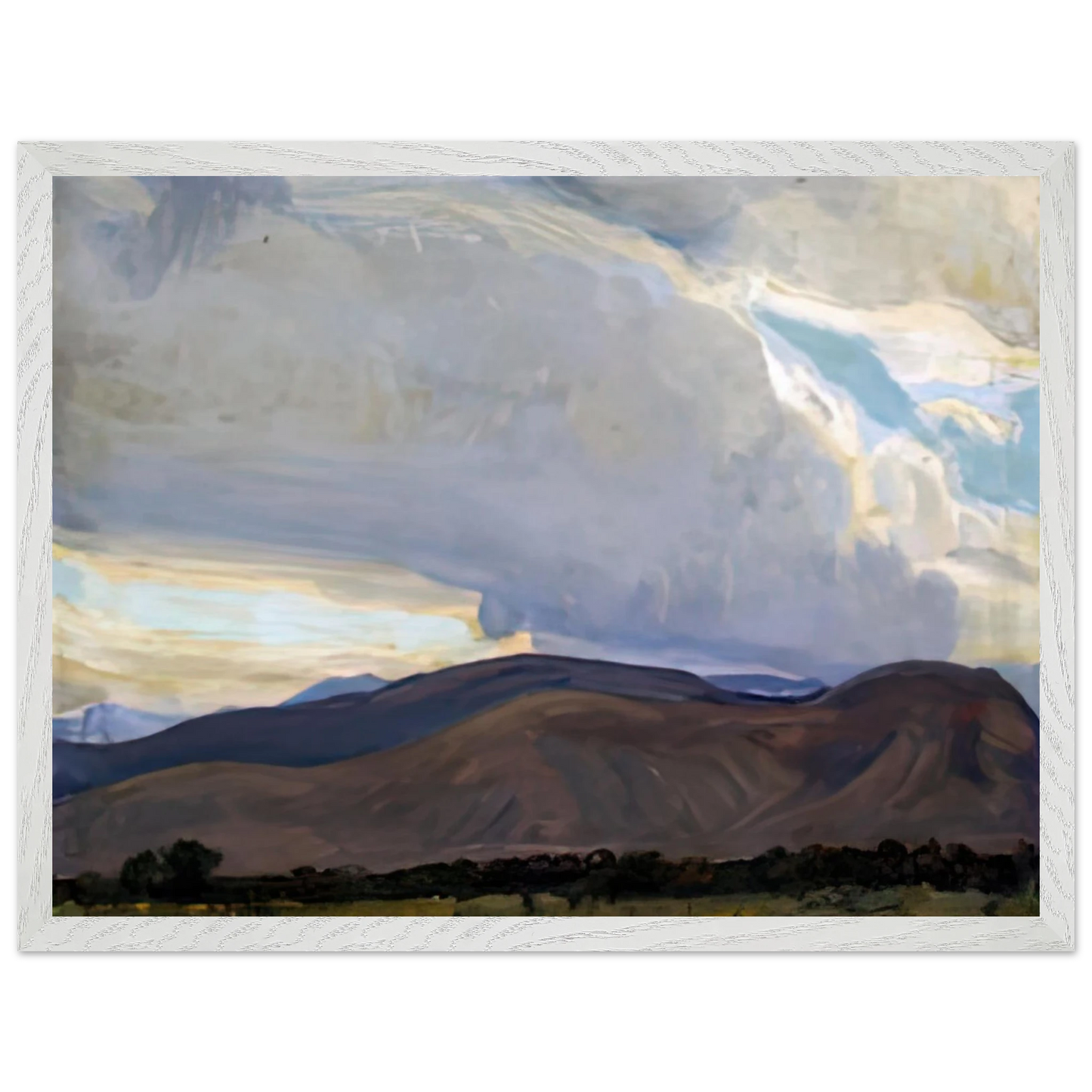 Maynard Dixon - STORM FROM THE SIERRA 1937 Wall art - A2 (42 x 59.4  cm) - Fine Art Poster-canvas - -
