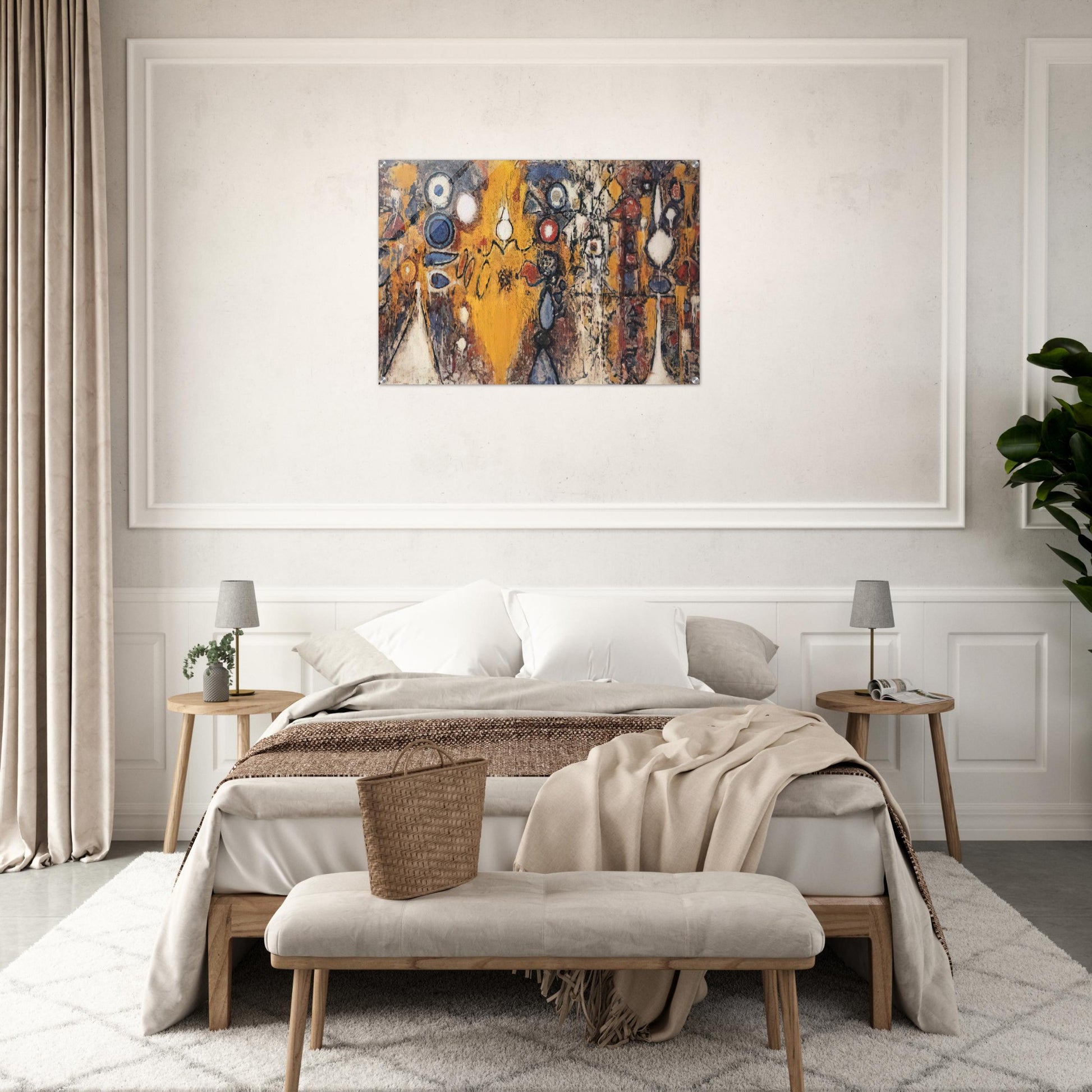 Number 1 - 1951 - Richard Pousette-Dart Acrylic Print - 70x100 cm / 28x40″ inches