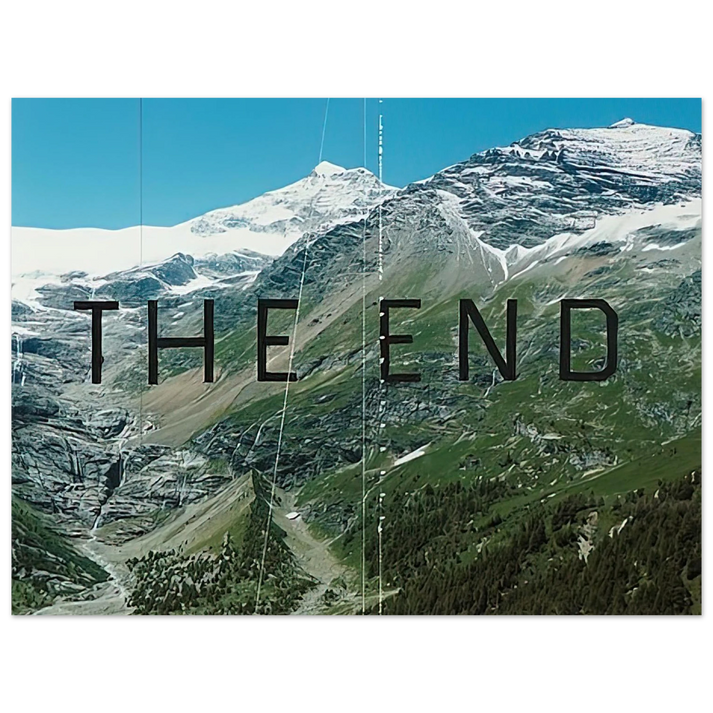 Edward Ruscha - THE END 87 2010  75x100 cm / 30x40inches Fine Art Poster