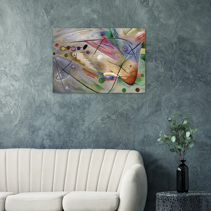 LINES 1922 - Rudolf Bauer Brushed Aluminum Print - 70x100 cm / 28x40 inches | Rudolf Bauer Aluminum Print | Rudolf Bauer Prints