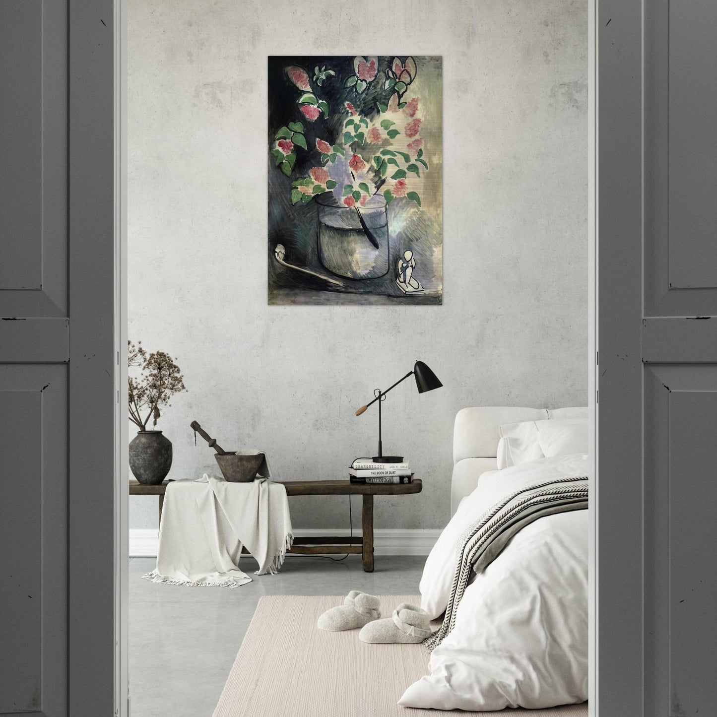 BRANCH OF LILLACS 1914 - Henri Matisse Brushed Aluminum Print - 70x100 cm / 28x40 inches | Henri Matisse Aluminum Print | Henri Matisse Prints