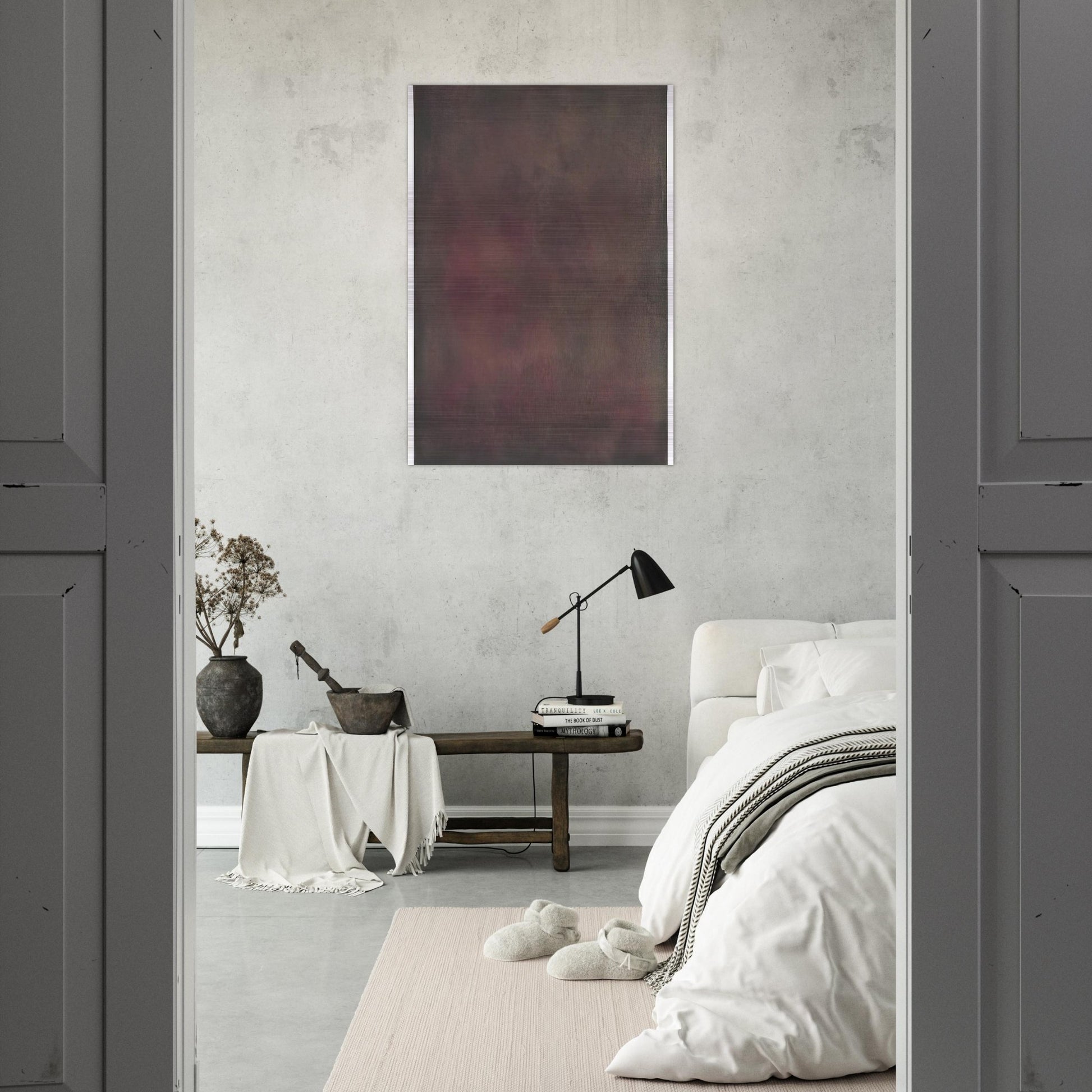 UNTITLED FARBRAUMK RPER 1978 - Gotthard Graubner Brushed Aluminum Print - 70x100 cm / 28x40 inches | Gotthard Graubner Aluminum Print | Gotthard Graubner Prints
