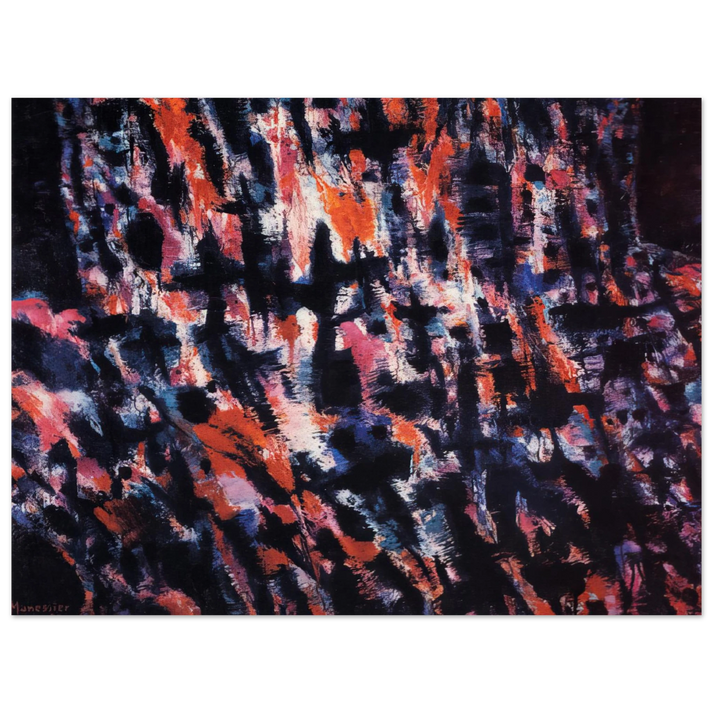 Alfred Manessier - Passion - 1982  75x100 cm / 30x40inches Fine Art Poster