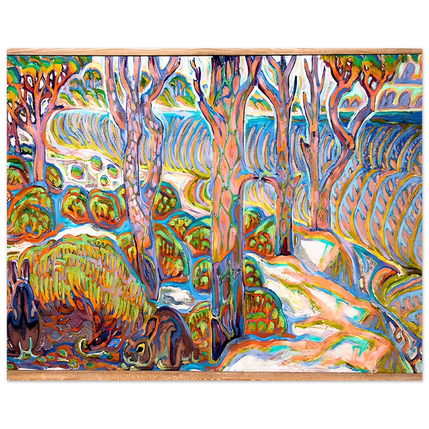 Walter Inglis Anderson - Walter Anderson Wall art - 30x40 cm / 12x16 inches - Premium Wooden Framed Poster With Fine Art Paper-canvas - White frame