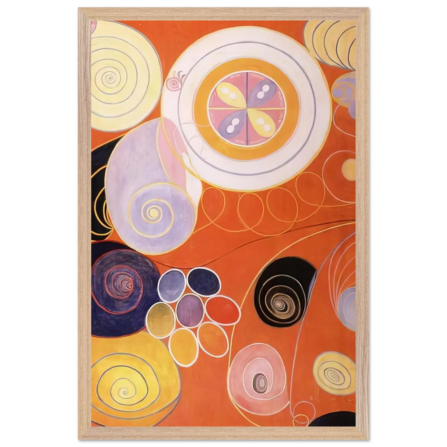 Hilma af Klint - THEY TENS MAINSTAY IV 1907 Wall art - A2 (42 x 59.4  cm) - Fine Art Poster - -
