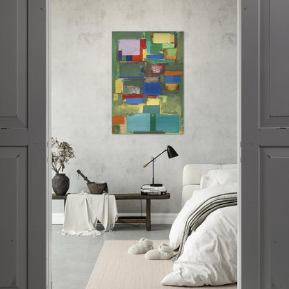 Morning Mist - Hans Hofmann Brushed Aluminum Print - 70x100 cm / 28x40 inches | Hans Hofmann Aluminum Print | Hans Hofmann Prints