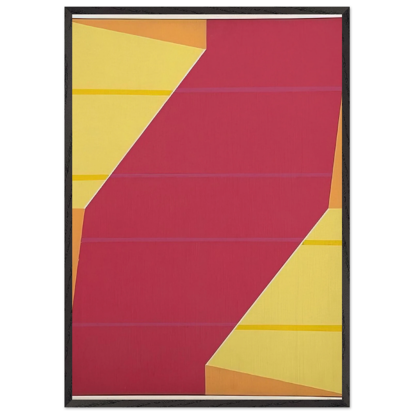 Untitled Rotation Series - 1964 - Larry Zox 70x100 cm / 28x40 inches Framed Art Print – Black Wooden Frame
