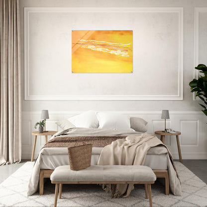 Spirit in the Sky - 1969 - Ronnie Landfield Acrylic Print - 70x100 cm / 28x40″ inches