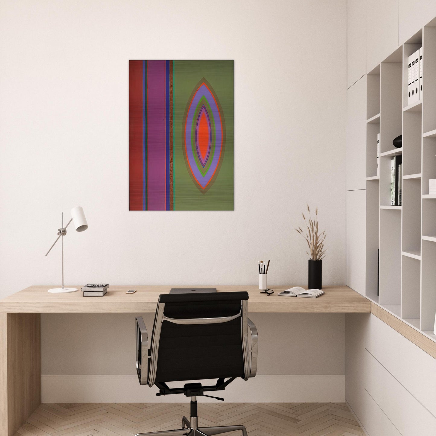 RVG - 1966 - John Ferren Brushed Aluminum Print - 70x100 cm / 28x40 inches | John Ferren Aluminum Print | John Ferren Prints