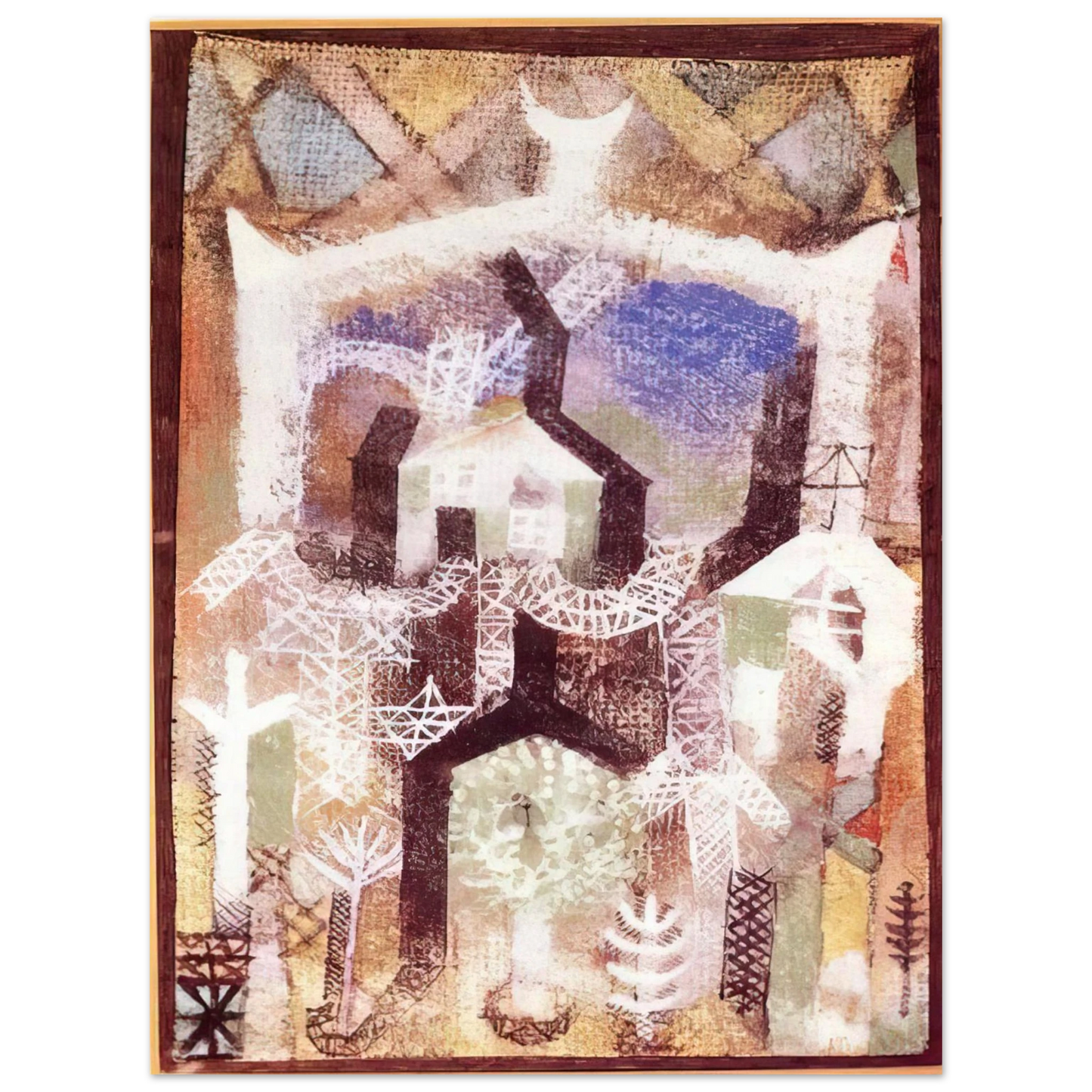 Paul Klee - SUMMER HOUSES 1919  75x100 cm / 30x40inches Fine Art Poster