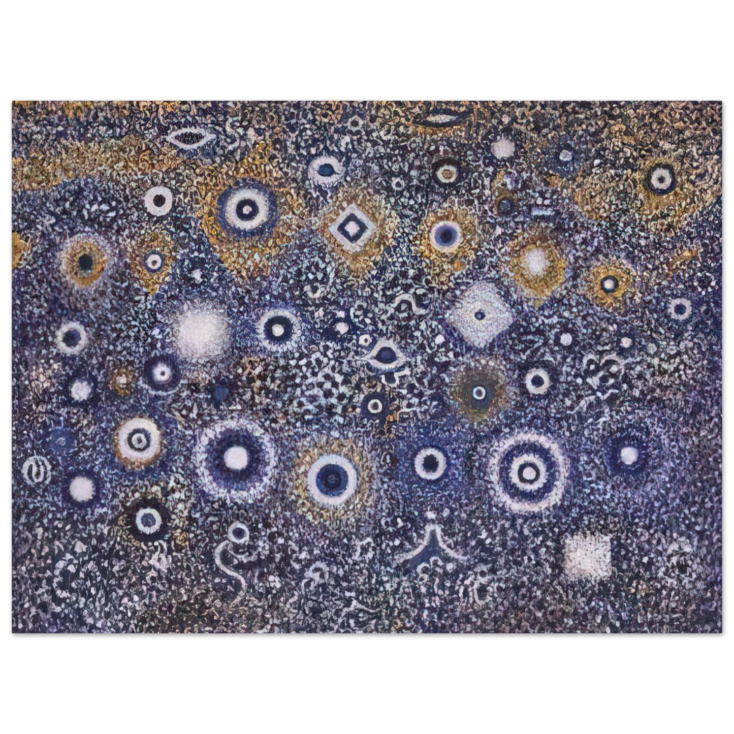 Richard Pousette-Dart - Night Landscape - 1971  75x100 cm / 30x40inches Fine Art Poster
