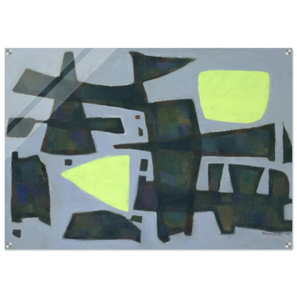 -12° - 1956 - Alfred Manessier Acrylic Print - 70x100 cm / 28x40″ inches
