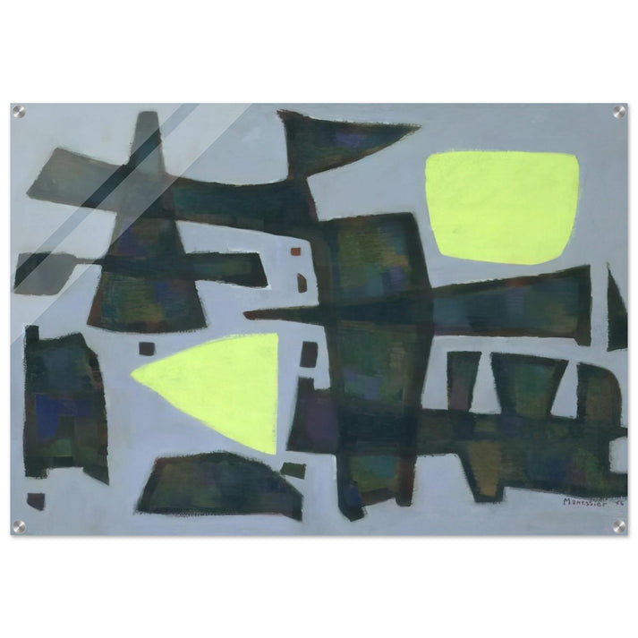 -12° - 1956 - Alfred Manessier Acrylic Print - 70x100 cm / 28x40″ inches