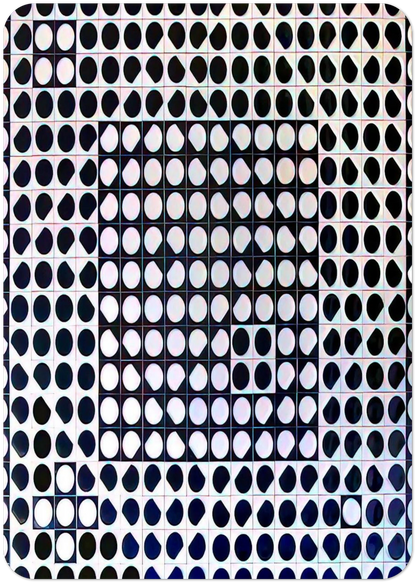 Caopeo - 1964 By Victor Vasarely Pack of 10 Post Cards | Victor Vasarely Post Cards | A6 (10.5 x 14.8 cm) - 4.1 x 5.8 inches