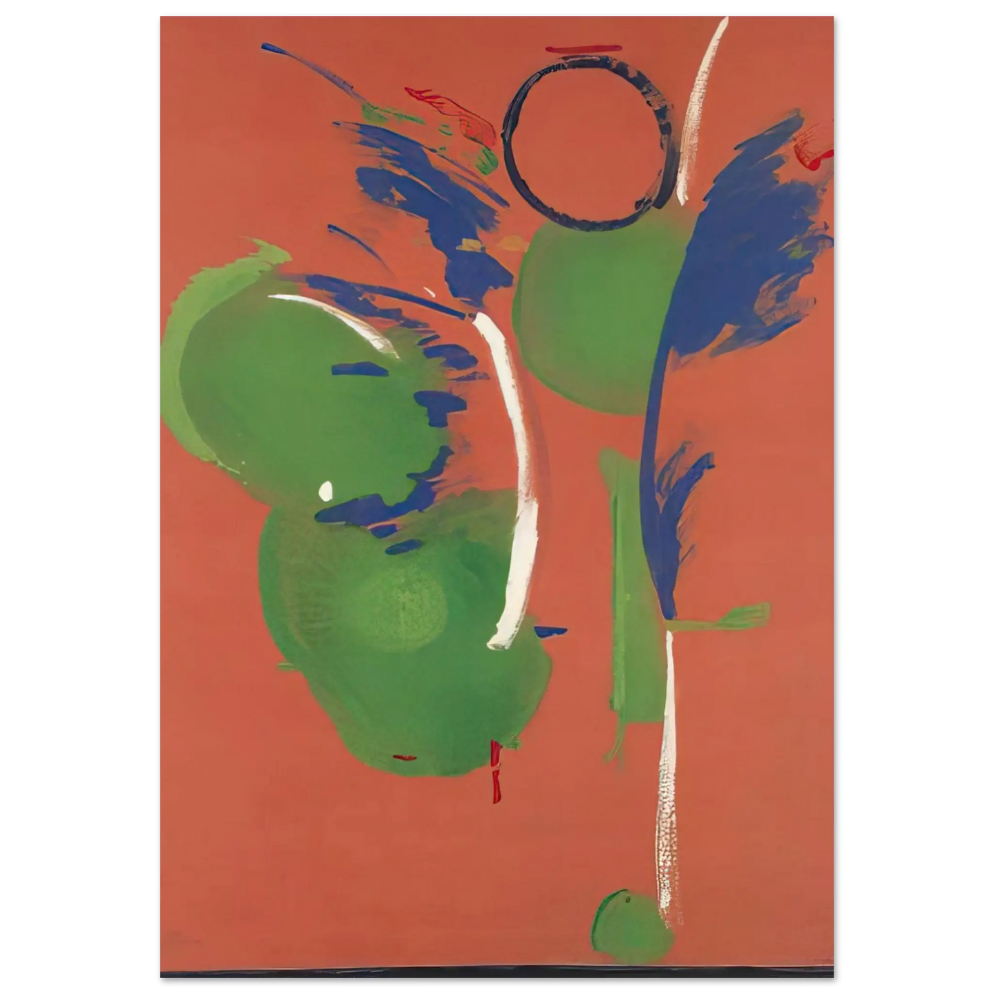 Helen Frankenthaler - Mary, Mary - 1987 Wall art - 13x18 cm / 5x7 Inches - Fine Art Poster - -