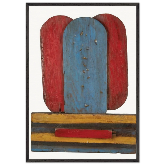 Summer Snow - 1978 - Betty Parsons 70x100 cm / 28x40 inches Framed Art Print – Black Wooden Frame