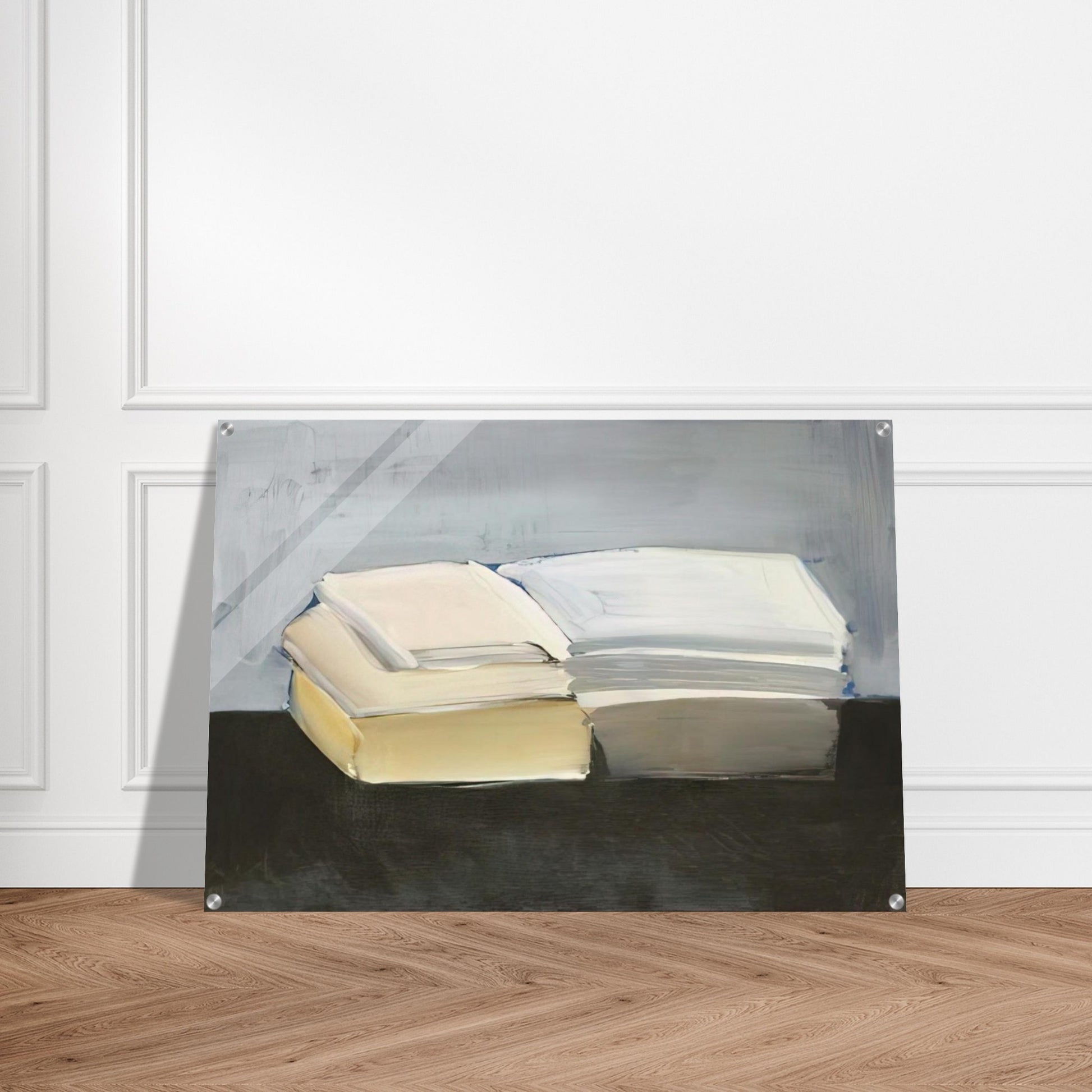 Livres - Lyrical Abstraction - Nicolas de Stael Acrylic Print - 70x100 cm / 28x40″ inches | Nicolas de Stael Wall Art | Nicolas de Stael Prints
