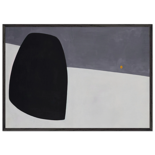 UNTITLED 1930 1 - Alexander Calder 70x100 cm / 28x40 inches Framed Art Print – Black Wooden Frame