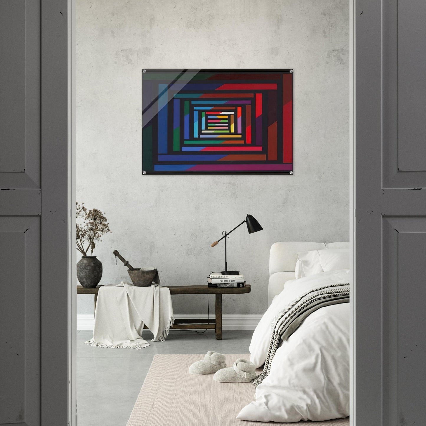 Myrina - 1995 - Piero Dorazio Acrylic Print - 70x100 cm / 28x40″ inches | Piero Dorazio Wall Art | Piero Dorazio Prints