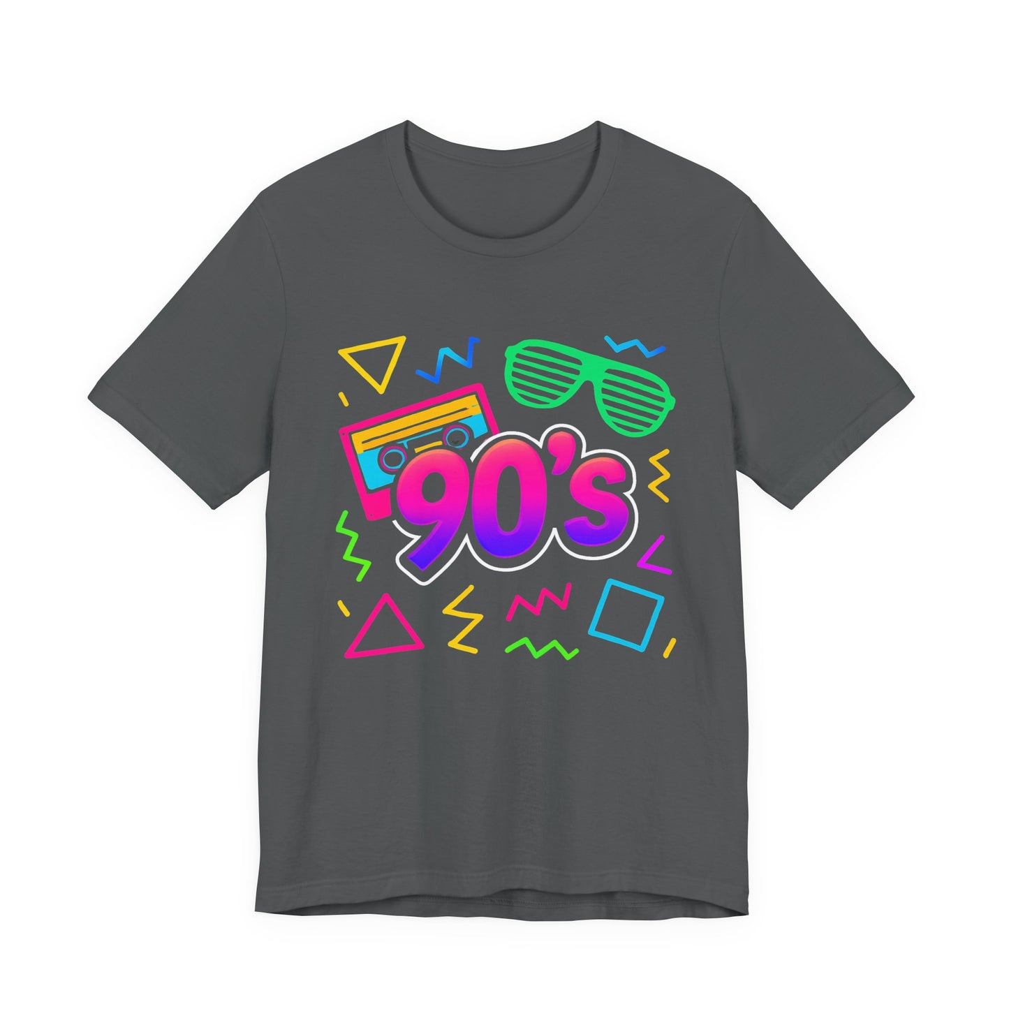 Música de la vieja escuela de los 90: ambiente arcade, clásico vintage de los 90. Camiseta retro de los 90 con la frase "Amo los años noventa".