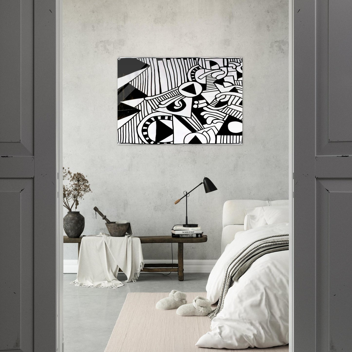 UNTITLED 1978 1 - Keith Haring Acrylic Print - 70x100 cm / 28x40″ inches