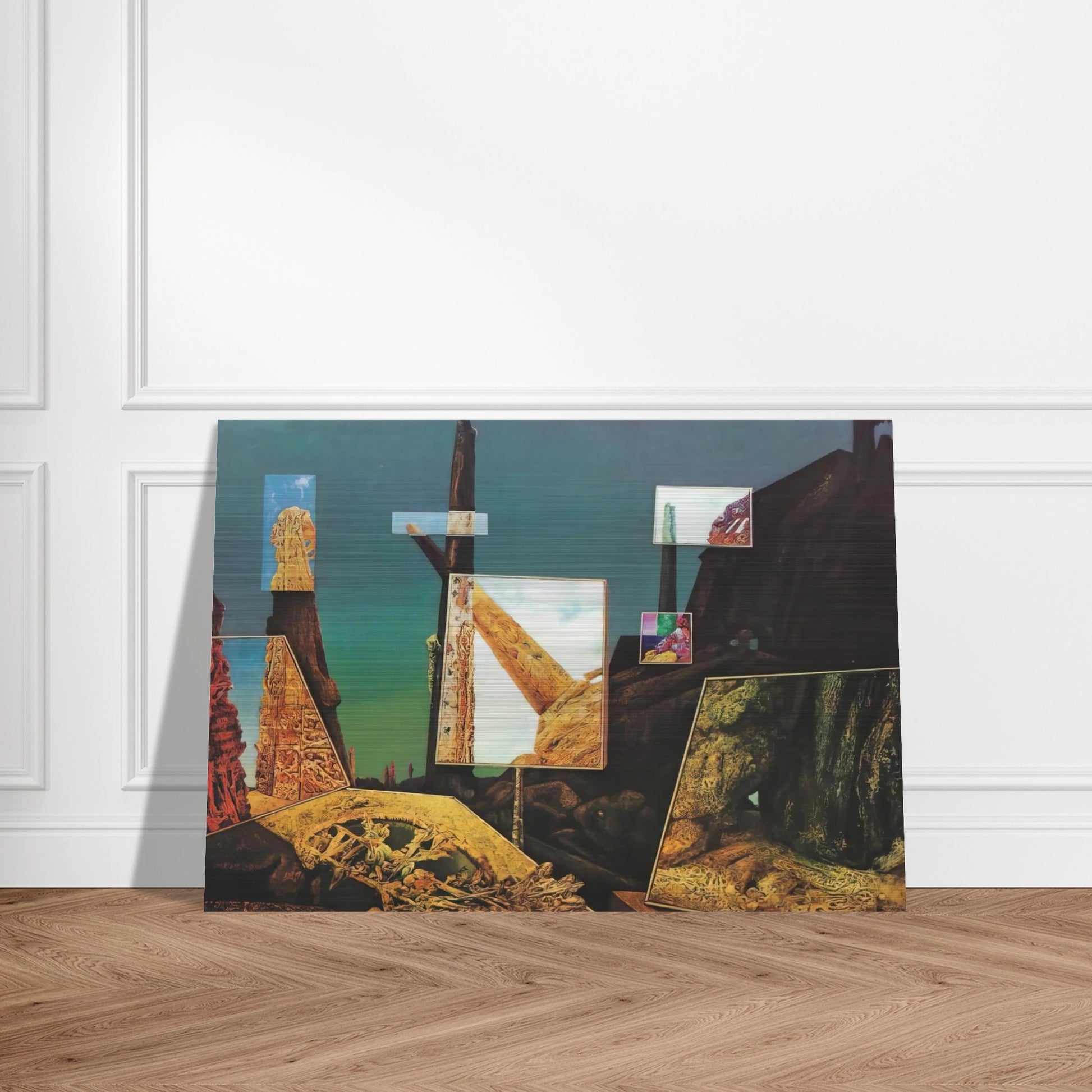 The Anti-Pope - Max Ernst Brushed Aluminum Print - 70x100 cm / 28x40 inches | Max Ernst Aluminum Print | Max Ernst Prints